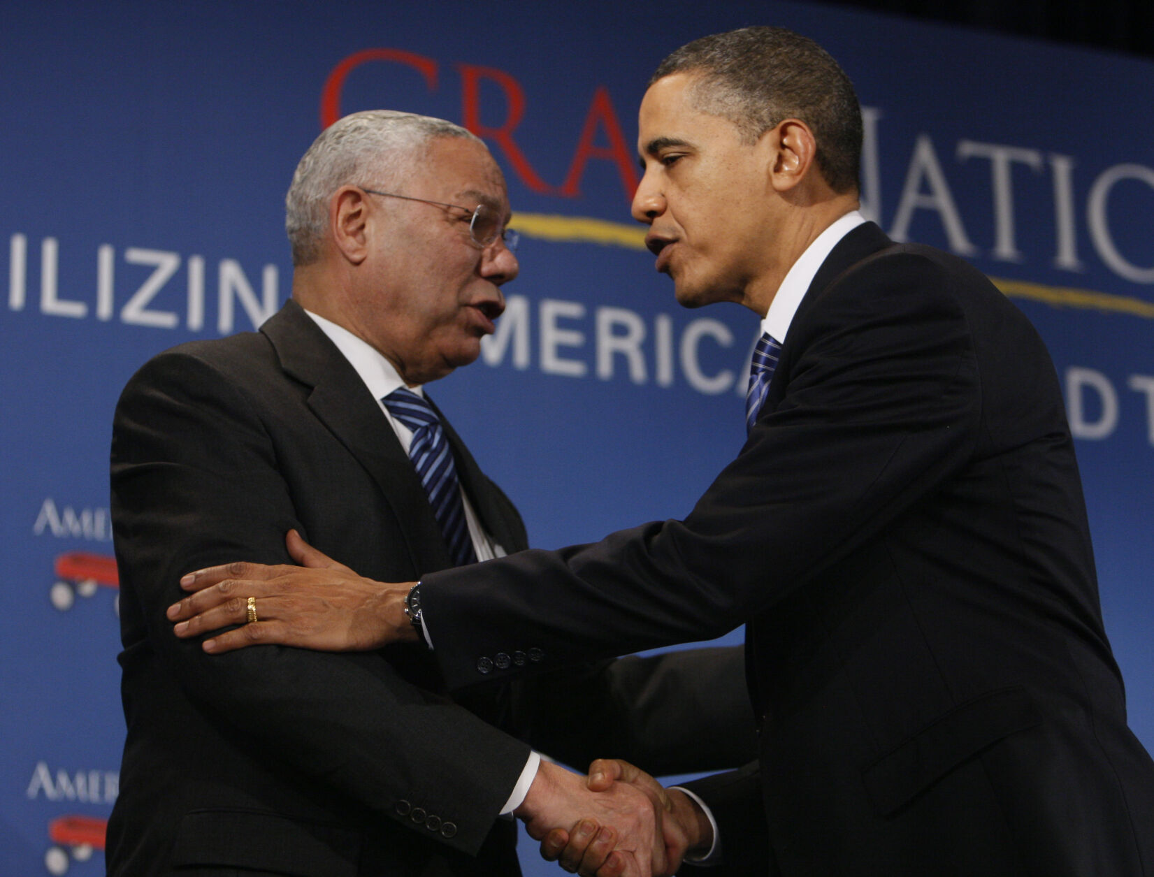 Barack Obama, Colin Powell